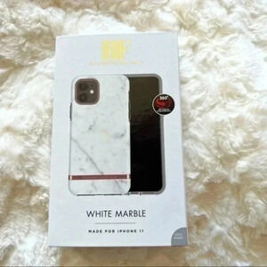 Richmond & Finch iPhone 11 Rose Gold white marble case